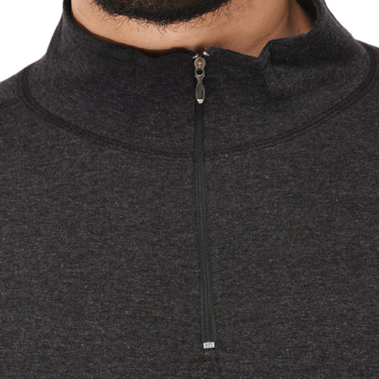 Appulse Men's 1/4 High Neck Zipper Raglan T-Shirt | Men | Premium Cotton | Activewear | Athleisure