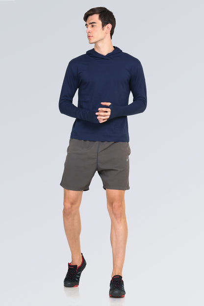 Appulse Men's Hooded Thumb Hole T-Shirt | Men | Premium Cotton | Activewear | Athleisure