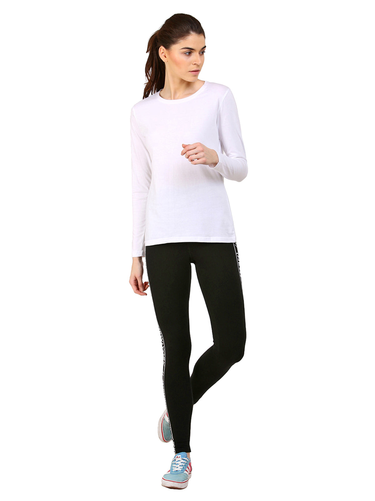 Ap'pulse Women's Long Sleeve Round neck Tshirt