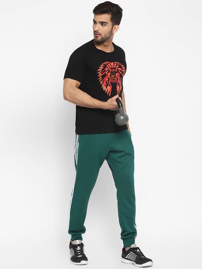 Appulse Men's Short Sleeve Round Neck Printed T-Shirt | Men | Premium Cotton | Activewear | Athleisure