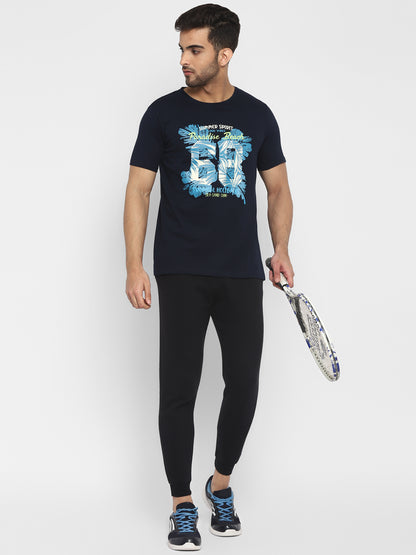 Appulse Men's Short Sleeve Round Neck Printed T-Shirt | Men | Premium Cotton | Activewear | Athleisure