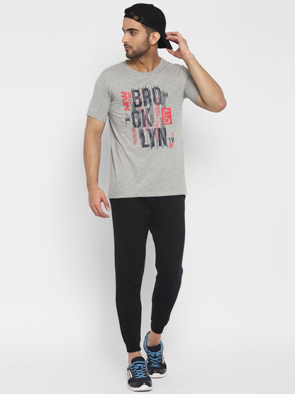 Appulse Men's Short Sleeve Round Neck Printed T-Shirt | Men | Premium Cotton | Activewear | Athleisure