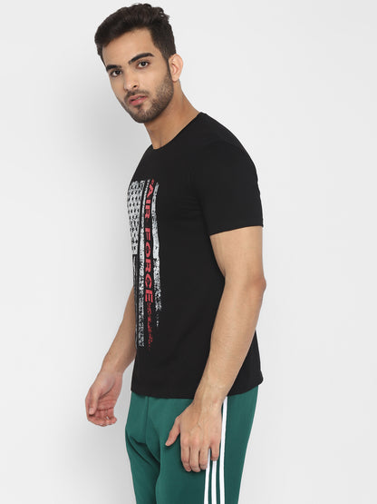 Appulse Men's Short Sleeve Round Neck Printed T-Shirt | Men | Premium Cotton | Activewear | Athleisure
