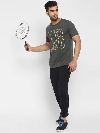 Appulse Men's Short Sleeve Round Neck Printed T-Shirt | Men | Premium Cotton | Activewear | Athleisure