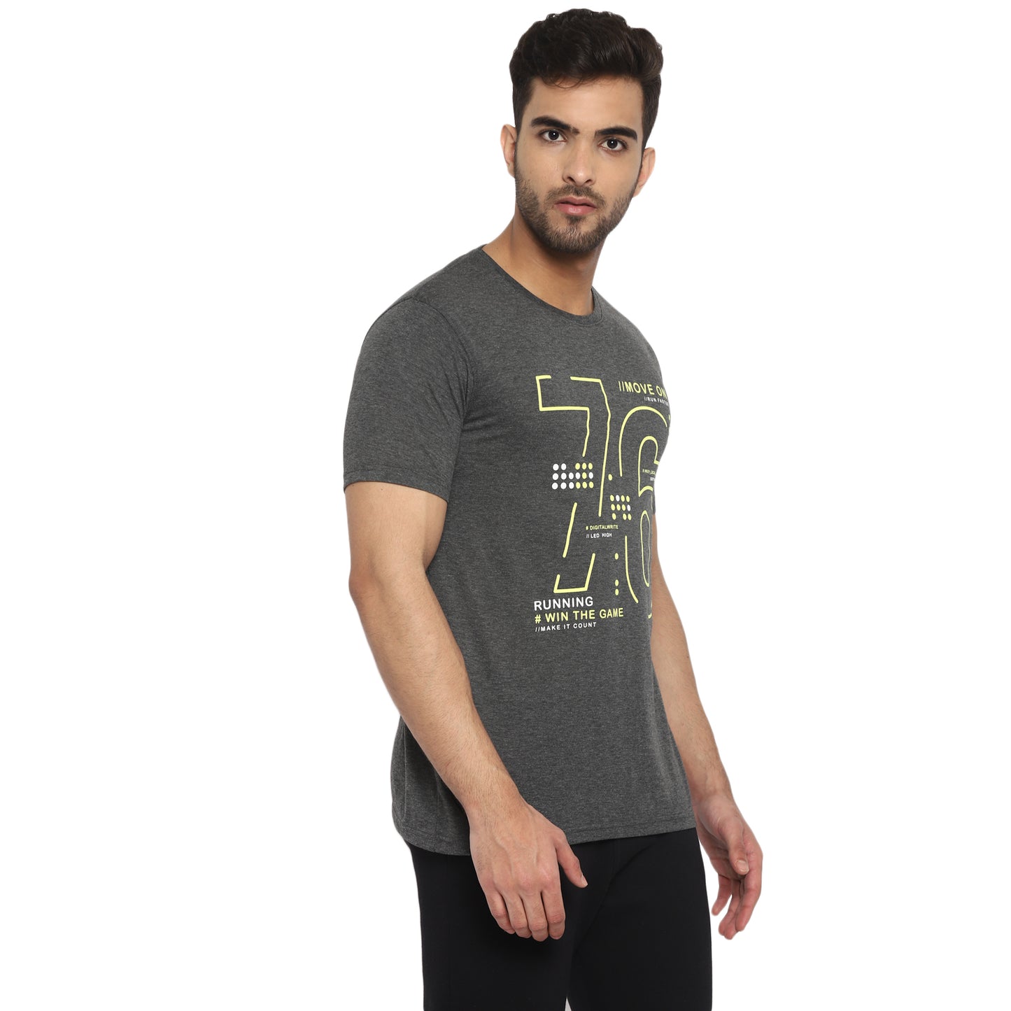 Ap'pulse Men's Printed T-Shirt(Pack of 5)