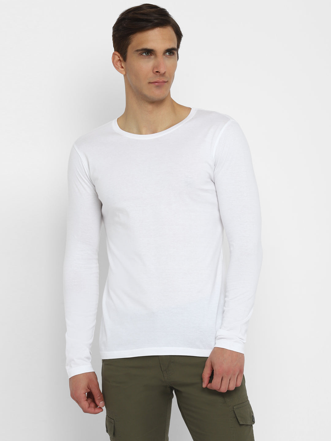 Ap'pulse Men's Round Neck Long Sleeve Tshirt