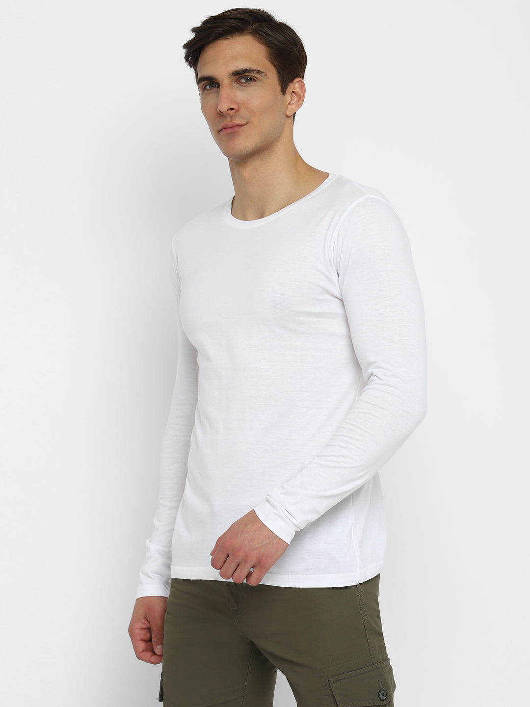 Ap'pulse Men's Round Neck Long Sleeve Tshirt