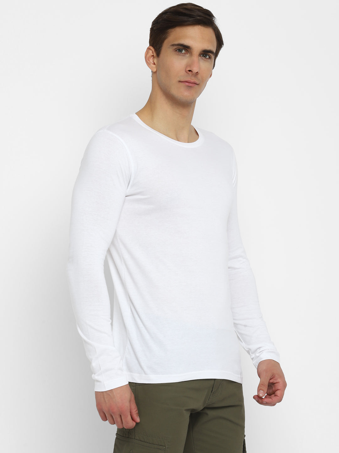 Ap'pulse Men's Round Neck Long Sleeve Tshirt