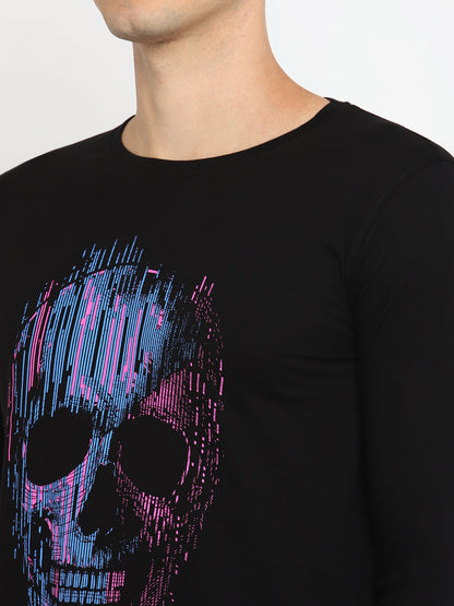 Appulse Men's Round Neck Long Sleeve Printed T-Shirt | Men | Premium Cotton | Activewear | Athleisure