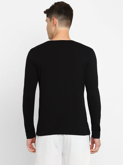 Appulse Men's Round Neck Long Sleeve Printed T-Shirt | Men | Premium Cotton | Activewear | Athleisure