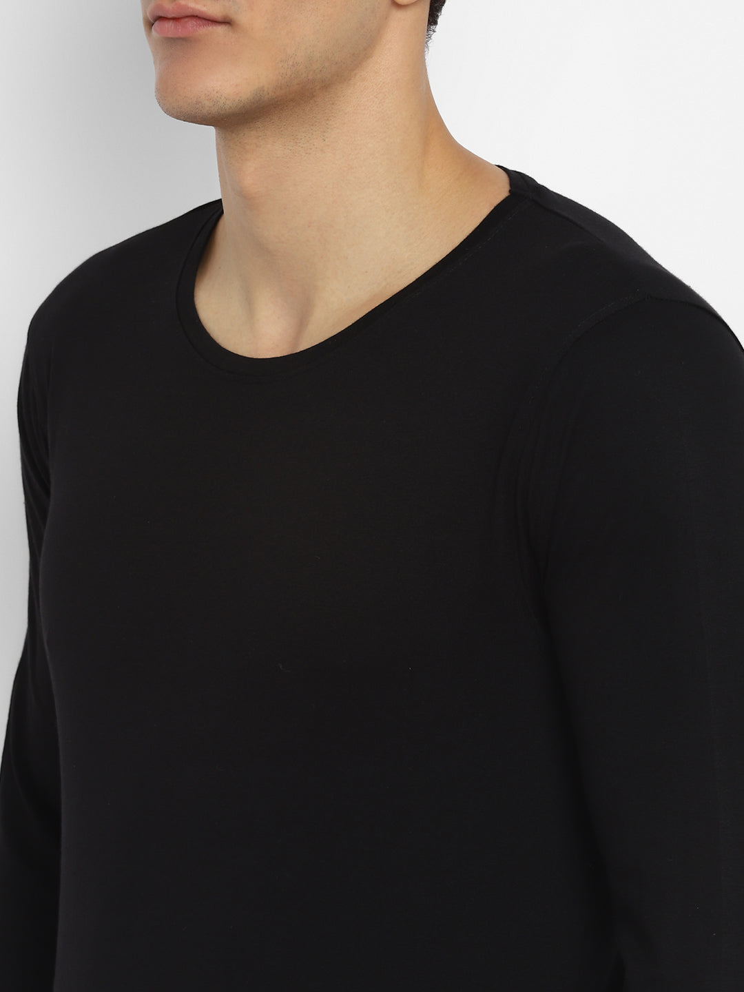 Ap'pulse Men's Round Neck Long Sleeve Tshirt