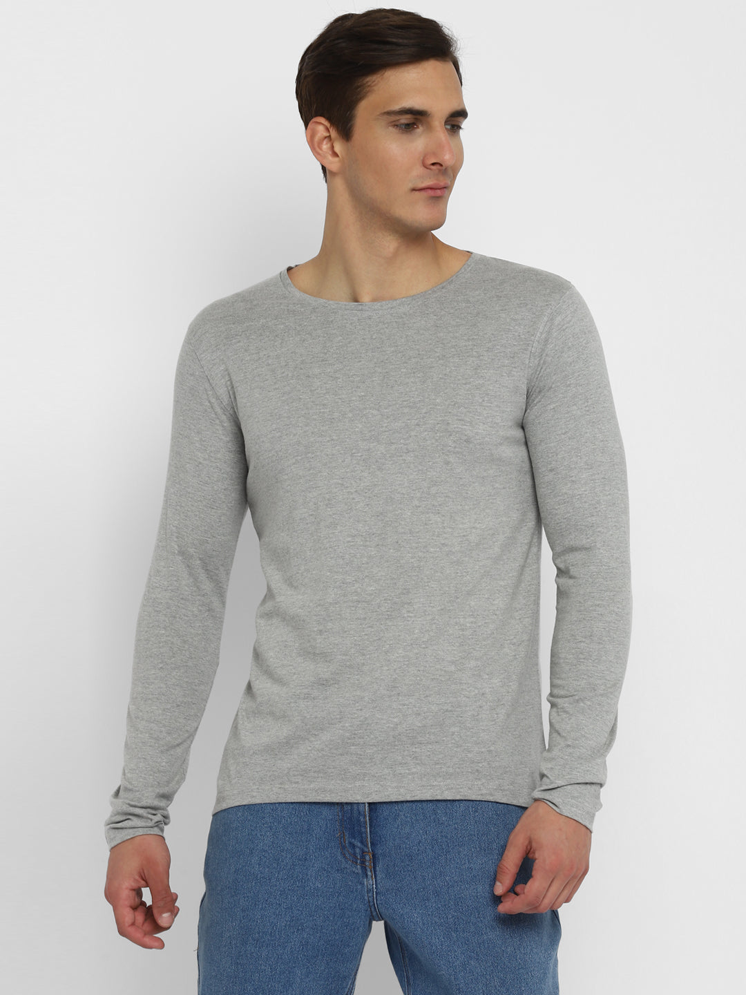 Ap'pulse Men's Round Neck Long Sleeve Tshirt