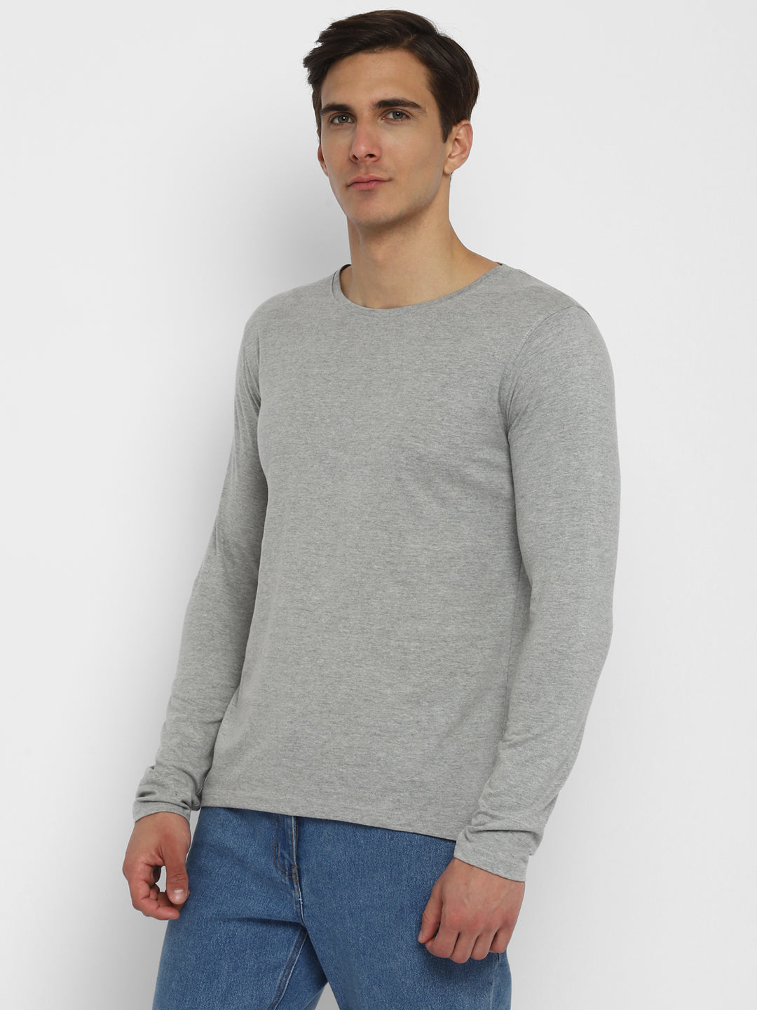 Ap'pulse Men's Round Neck Long Sleeve Tshirt