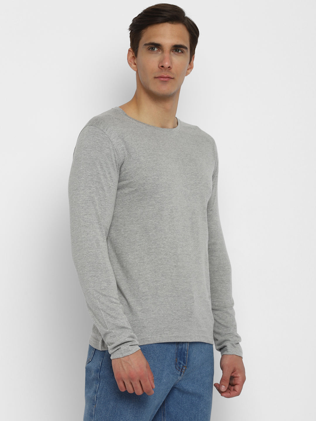 Ap'pulse Men's Round Neck Long Sleeve Tshirt