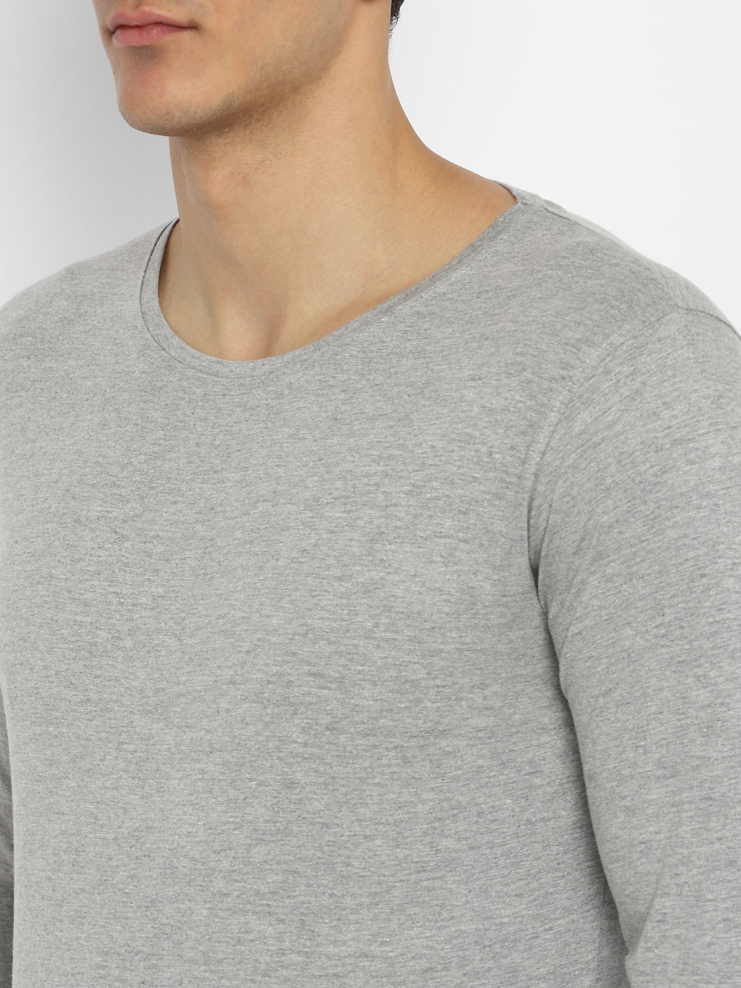 Ap'pulse Men's Round Neck Long Sleeve Tshirt