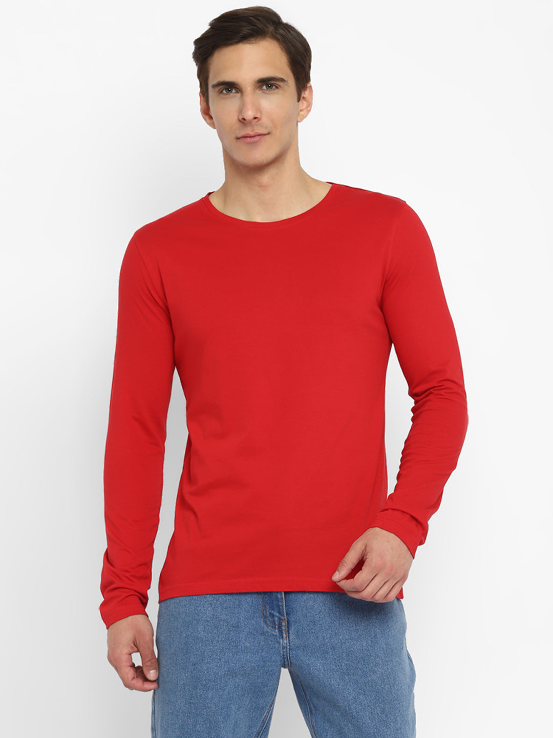 Ap'pulse Men's Round Neck Long Sleeve Tshirt