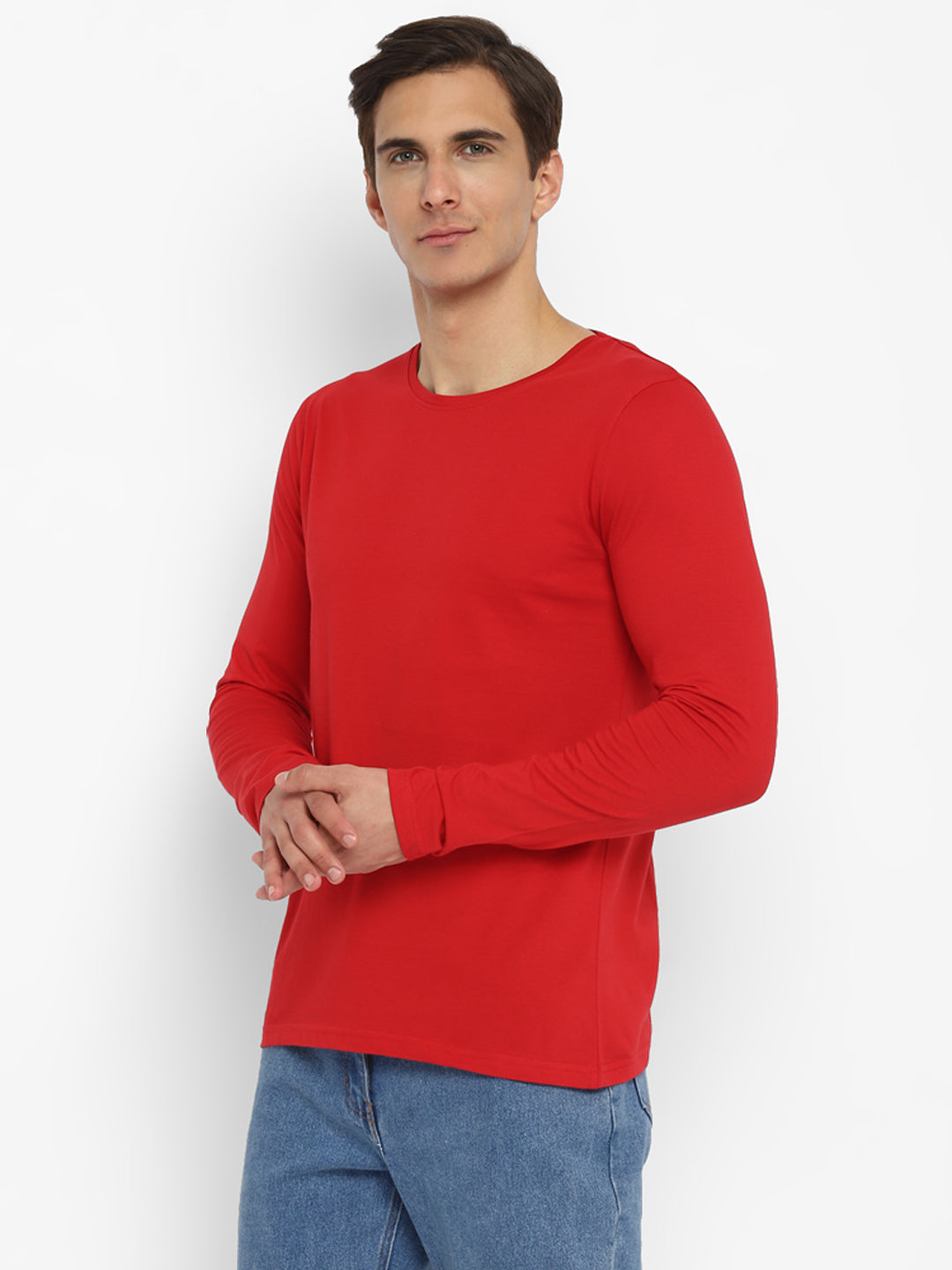 Ap'pulse Men's Round Neck Long Sleeve Tshirt