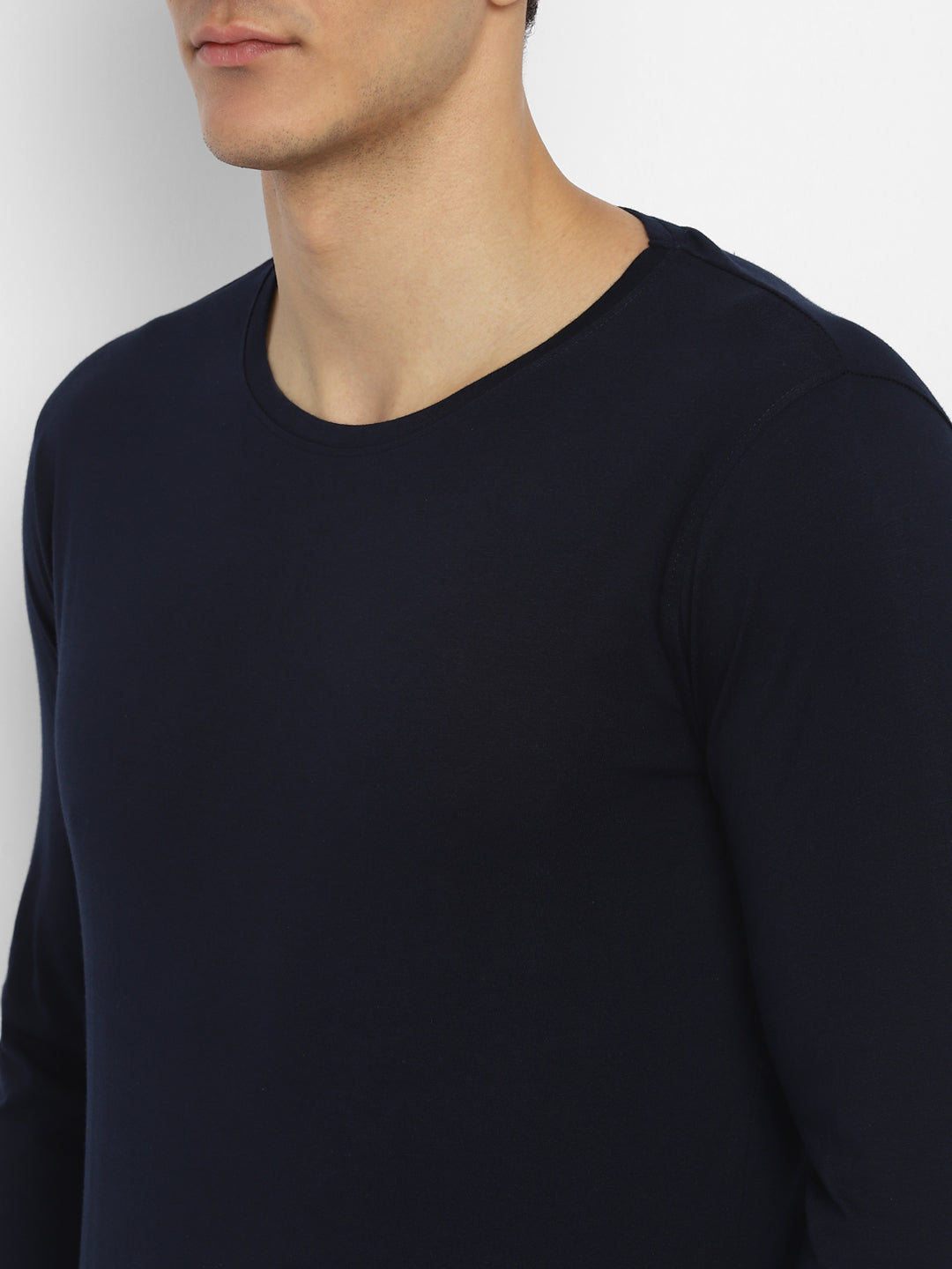 Ap'pulse Men's Round Neck Long Sleeve Tshirt