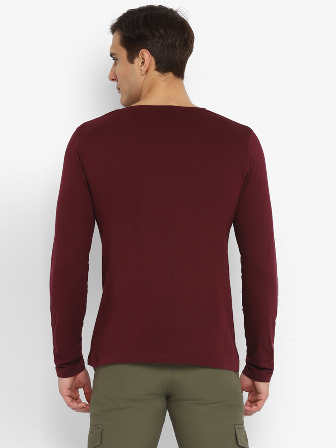 Ap'pulse Men's Round Neck Long Sleeve Tshirt