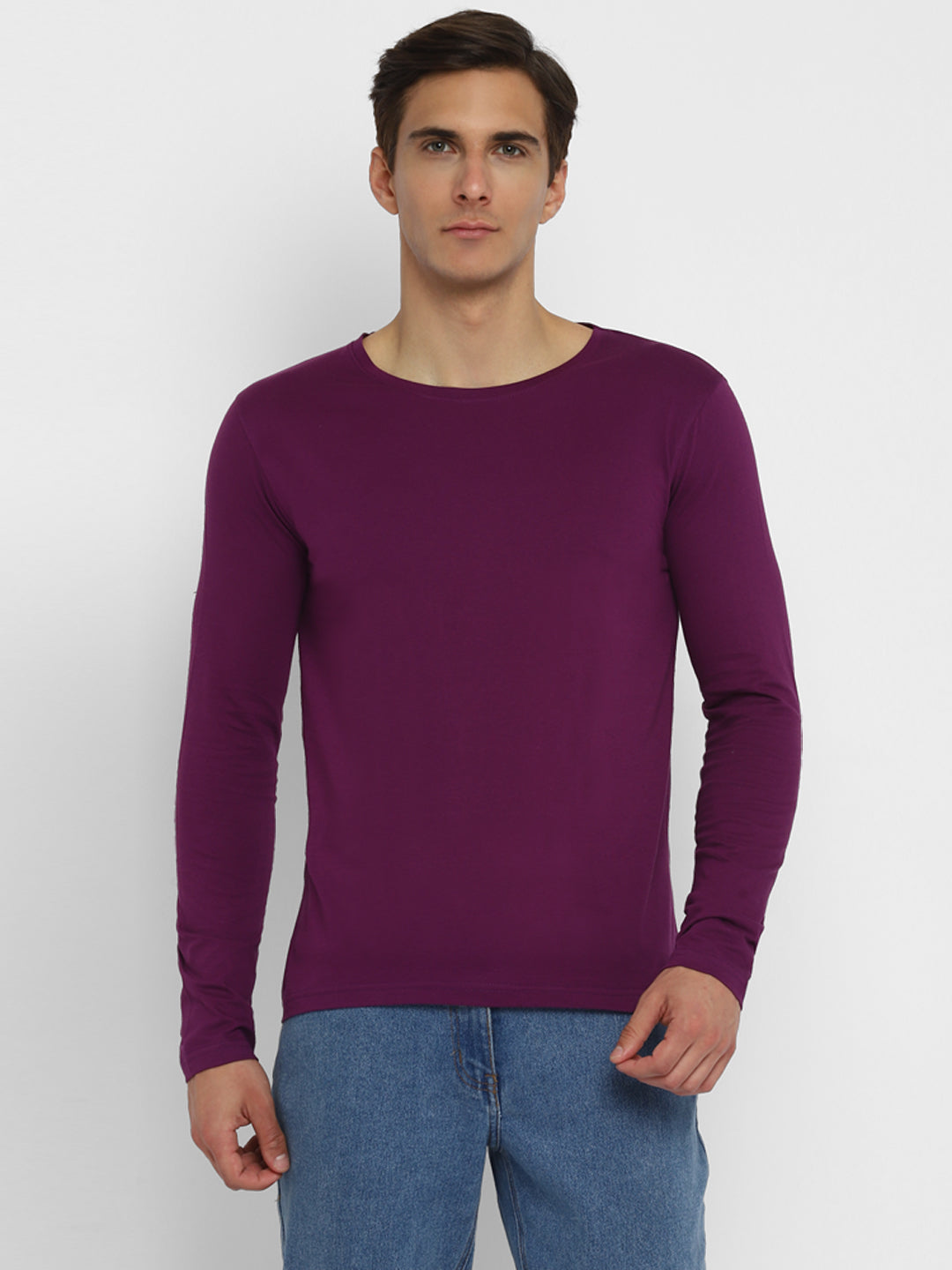 Ap'pulse Men's Round Neck Long Sleeve Tshirt