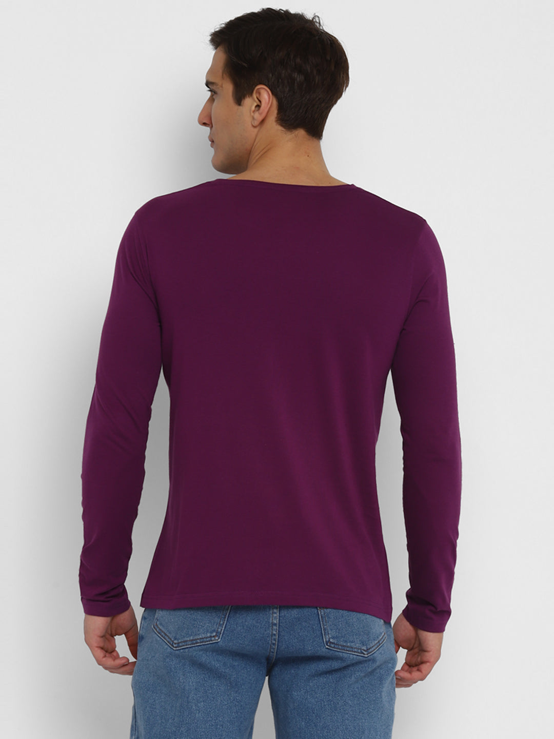 Ap'pulse Men's Round Neck Long Sleeve Tshirt