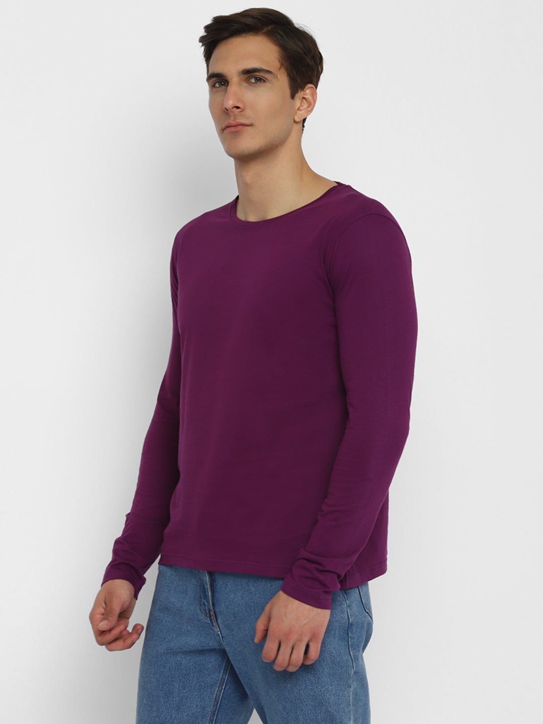 Ap'pulse Men's Round Neck Long Sleeve Tshirt