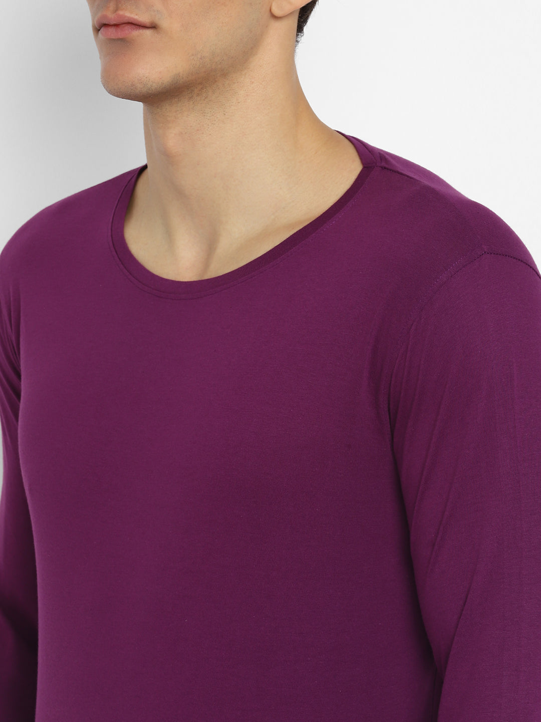 Ap'pulse Men's Round Neck Long Sleeve Tshirt