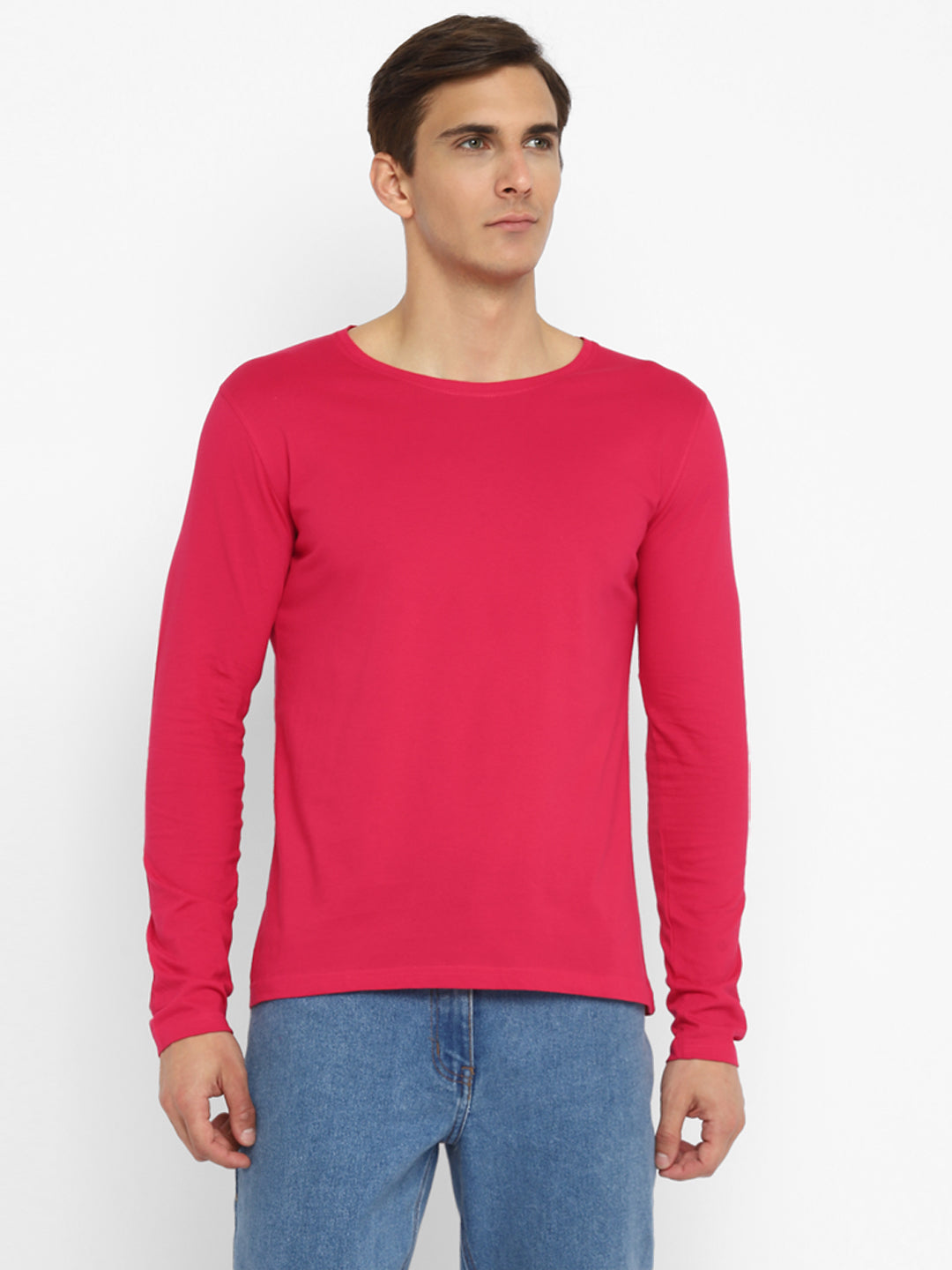 Ap'pulse Men's Round Neck Long Sleeve Tshirt