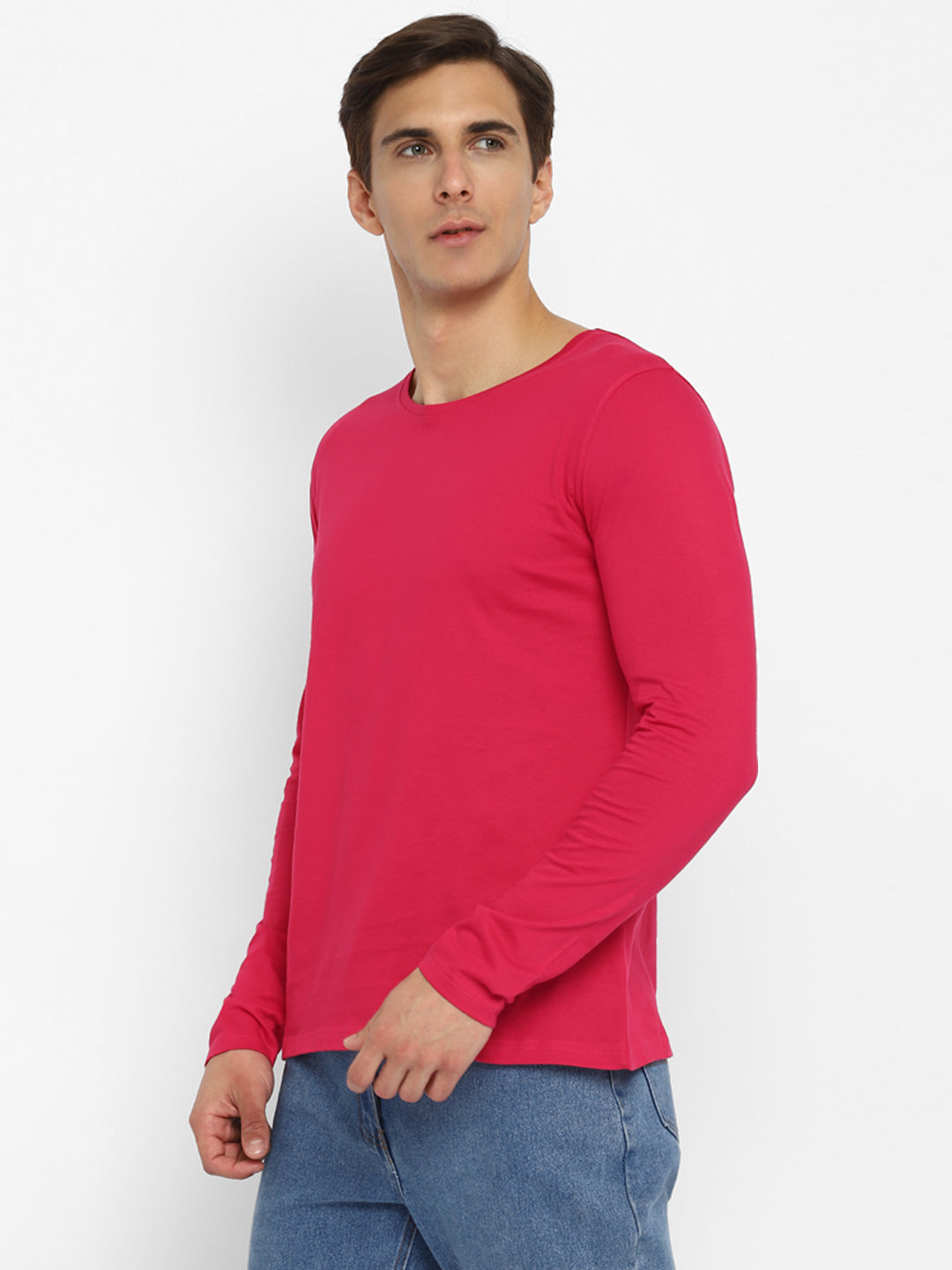 Ap'pulse Men's Round Neck Long Sleeve Tshirt