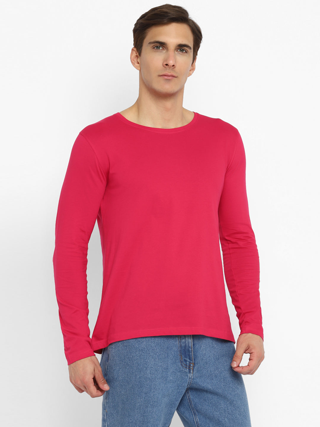 Ap'pulse Men's Round Neck Long Sleeve Tshirt