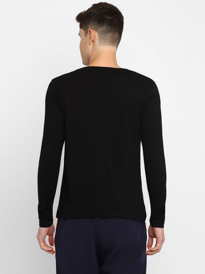 Appulse Men's Round Neck Long Sleeve Printed T-Shirt | Men | Premium Cotton | Activewear | Athleisure