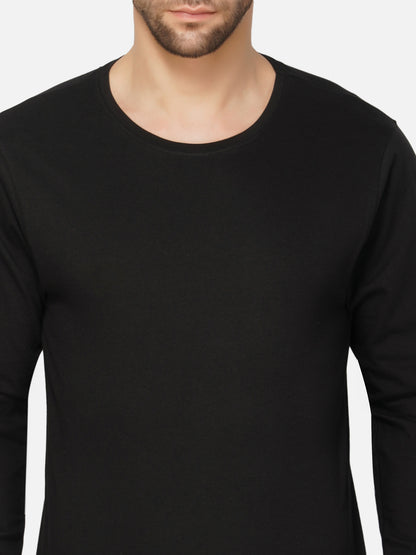 Appulse Men's Round Neck Long Sleeve Thumb Hole T-Shirt | Men | Premium Cotton | Activewear | Athleisure