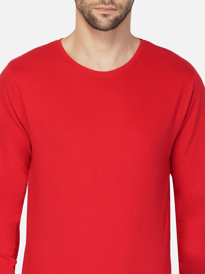 Appulse Men's Round Neck Long Sleeve Thumb Hole T-Shirt | Men | Premium Cotton | Activewear | Athleisure
