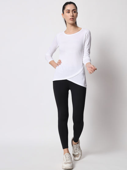 Appulse Women's Cross Over T-Shirt | Women | Premium Cotton | Activewear | Athleisure