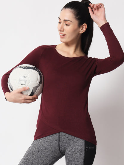 Appulse Women's Cross Over T-Shirt | Women | Premium Cotton | Activewear | Athleisure