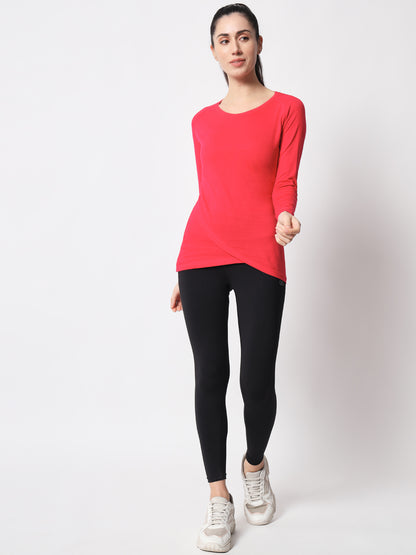 Appulse Women's Cross Over T-Shirt | Women | Premium Cotton | Activewear | Athleisure