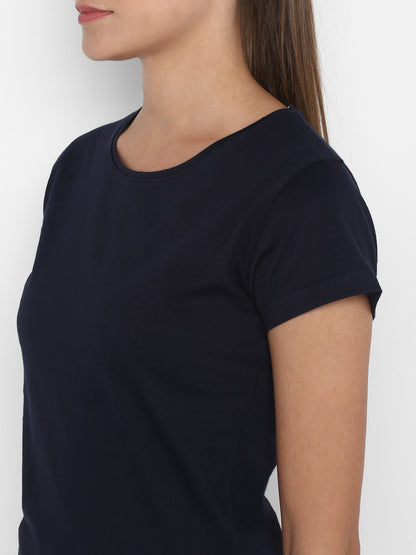 Appulse Women's Short Sleeve Round neck T-Shirt | Women | Premium Cotton | Activewear | Athleisure