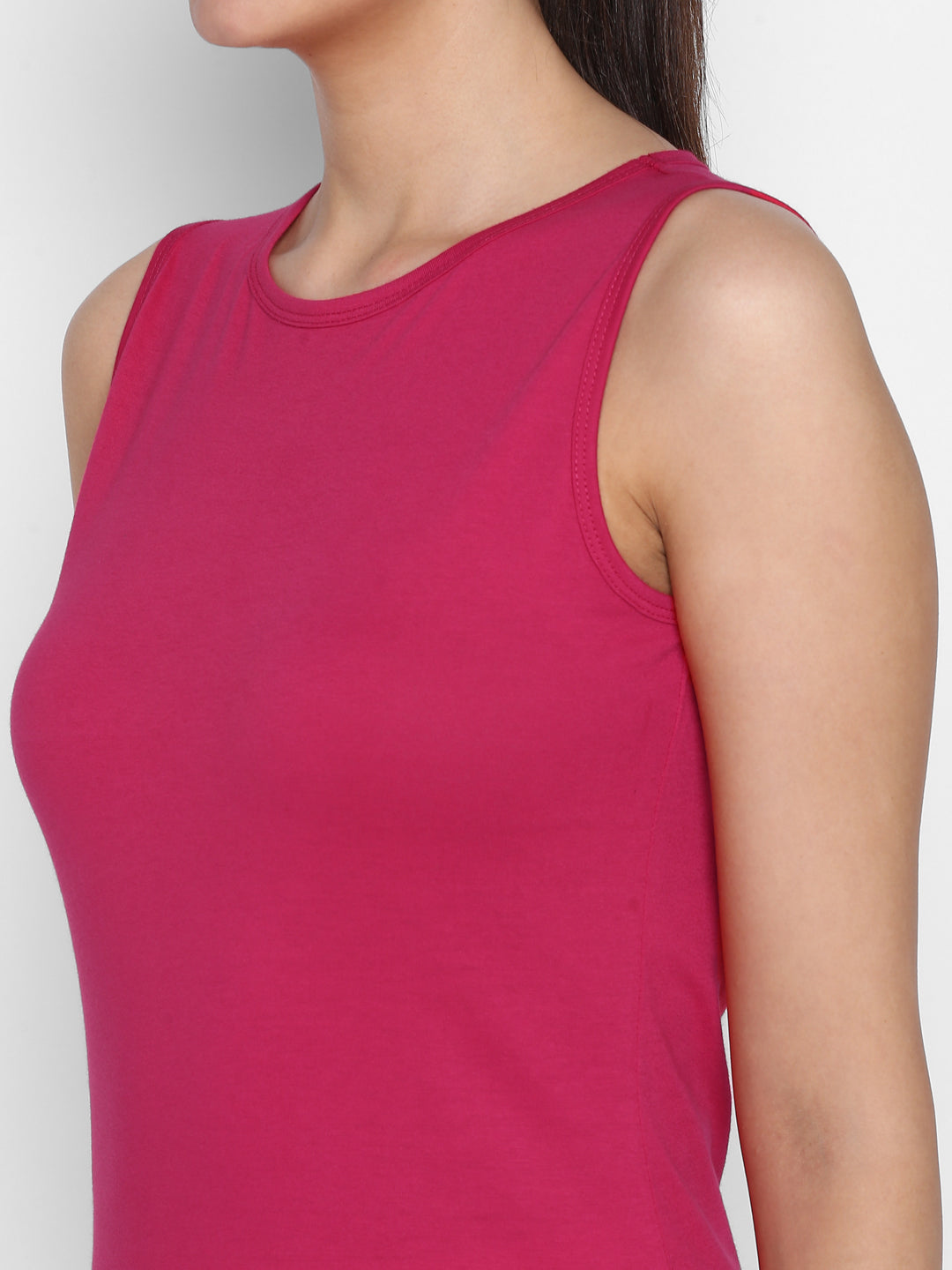 Ap'pulse Women's Sleeveless Round neck Tshirt