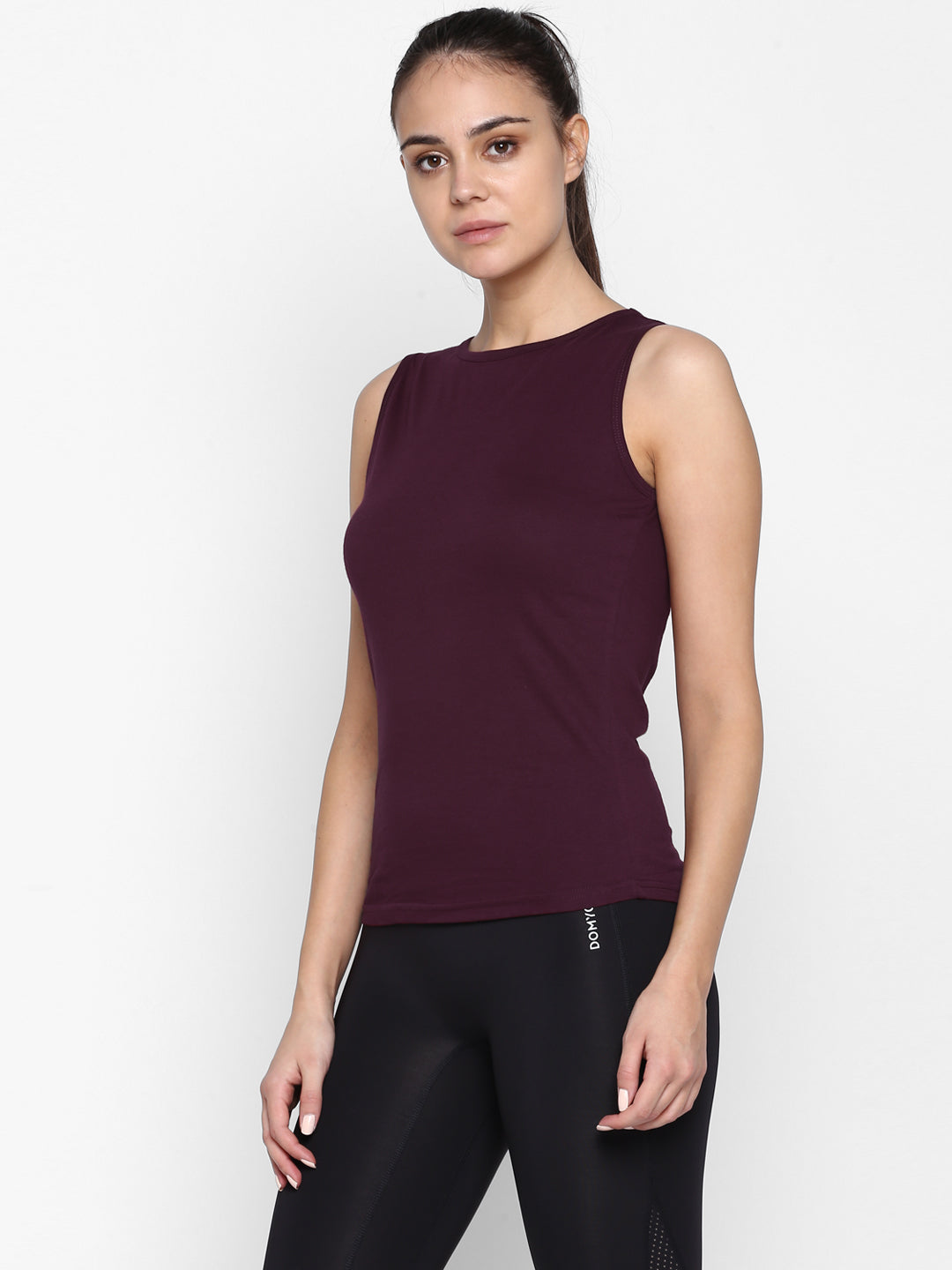 Ap'pulse Women's Sleeveless Round neck Tshirt