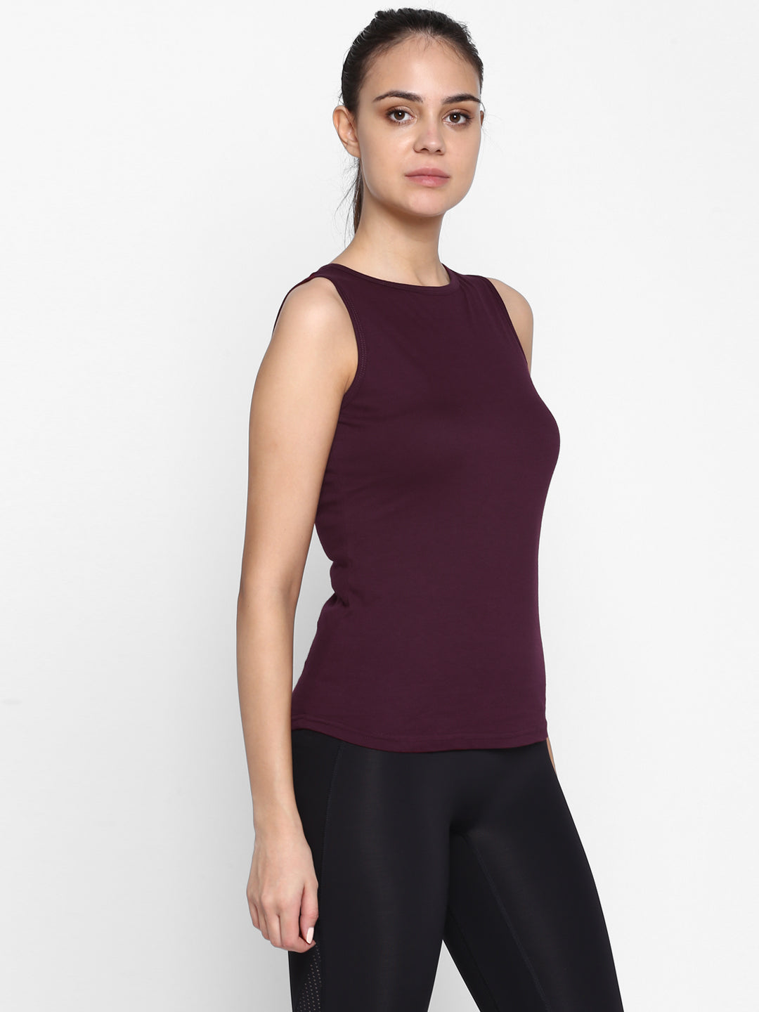 Ap'pulse Women's Sleeveless Round neck Tshirt