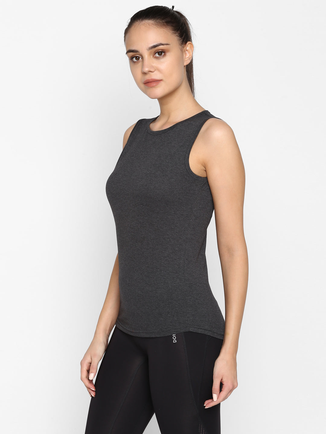 Ap'pulse Women's Sleeveless Round neck Tshirt