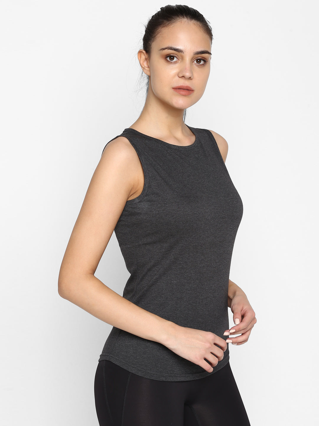 Ap'pulse Women's Sleeveless Round neck Tshirt