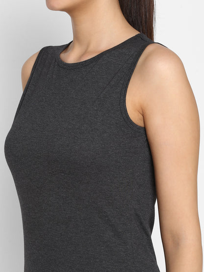 Appulse Women's Sleeveless Round neck T-Shirt | Women | Premium Cotton | Activewear | Athleisure