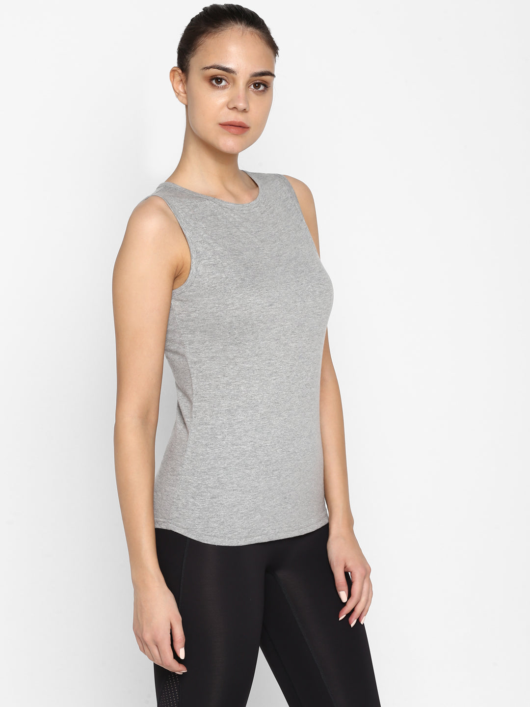 Ap'pulse Women's Sleeveless Round neck Tshirt