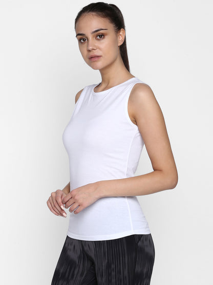 Appulse Women's Sleeveless Round neck T-Shirt | Women | Premium Cotton | Activewear | Athleisure