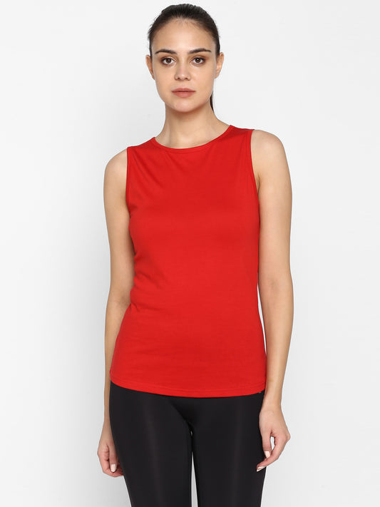 Ap'pulse Women's Sleeveless Round neck Tshirt