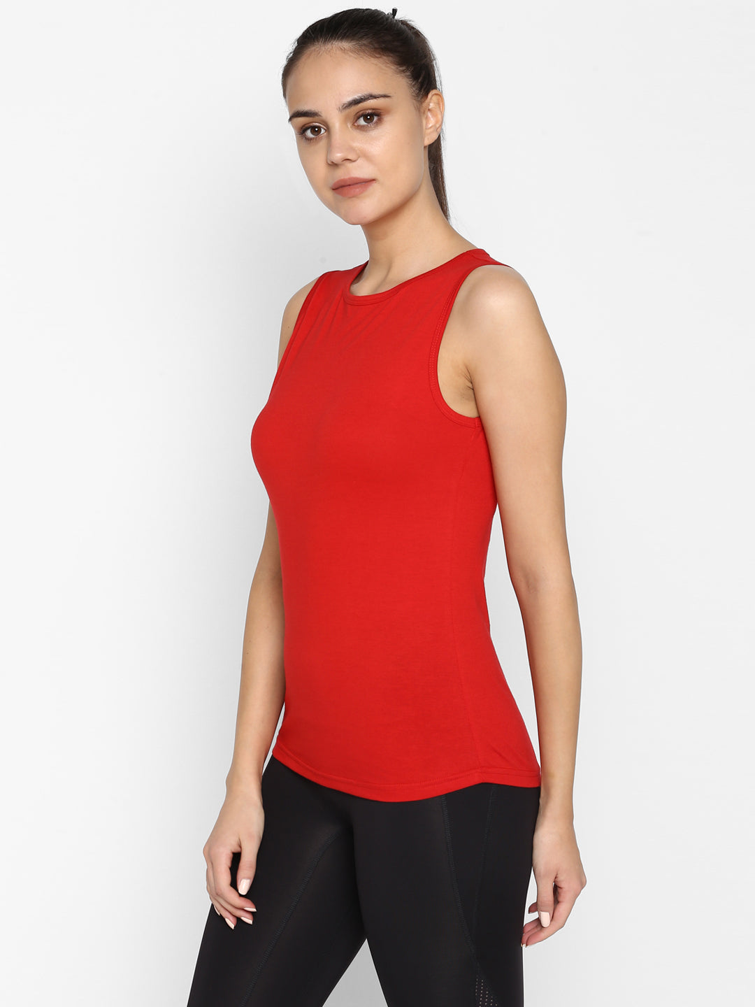 Ap'pulse Women's Sleeveless Round neck Tshirt