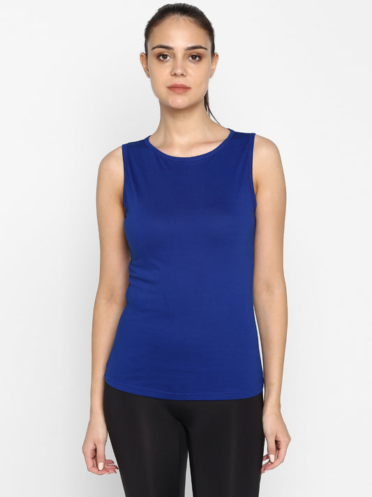 Ap'pulse Women's Sleeveless Round neck Tshirt