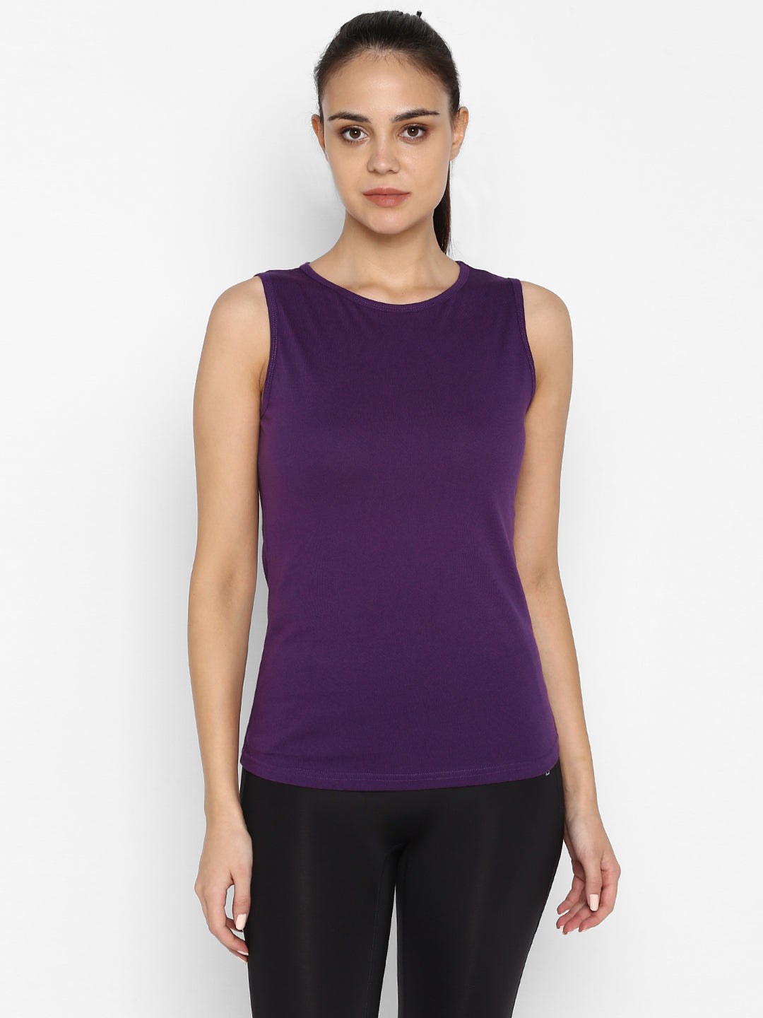 Ap'pulse Women's Sleeveless Round neck Tshirt