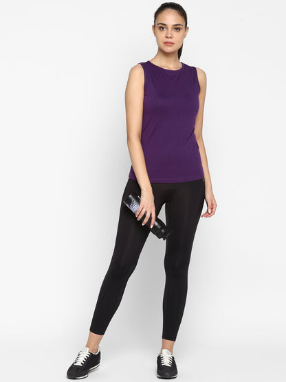 Appulse Women's Sleeveless Round neck T-Shirt | Women | Premium Cotton | Activewear | Athleisure
